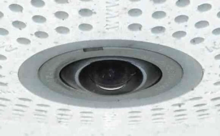 A Mobotix security camera